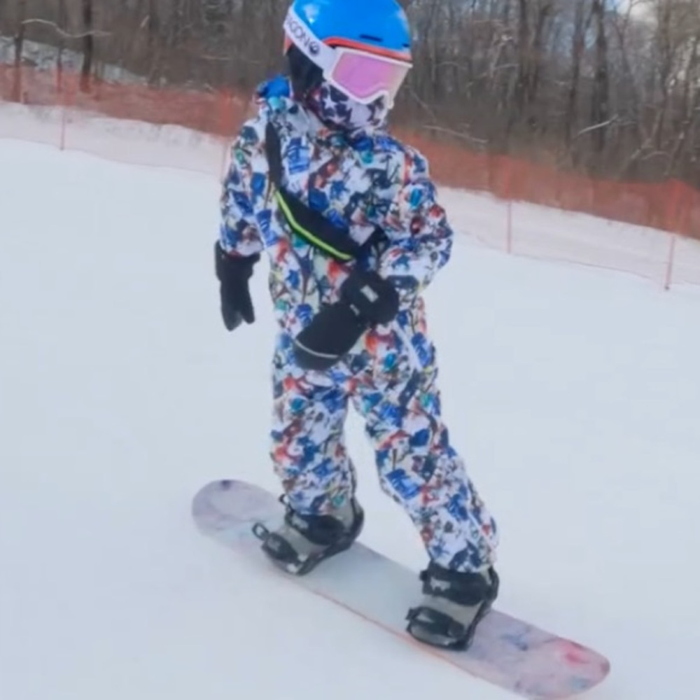 MCTi Kids Snow Suit One Piece Waterproof Ski Snowboard Jumpsuits Overalls Sz 5 T - Picture 12 of 17